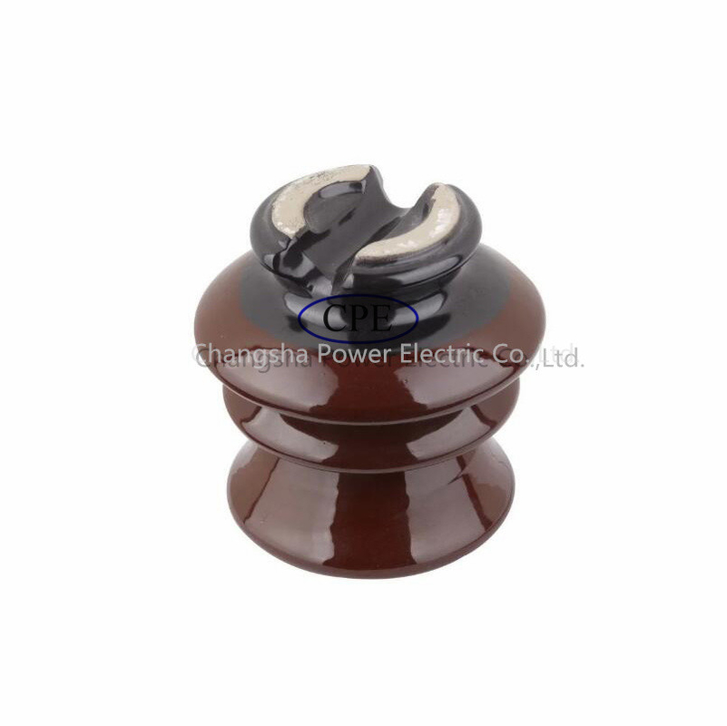 Semi тип цвет Pin 11kv Брауна OEM изолятора фарфора доступный