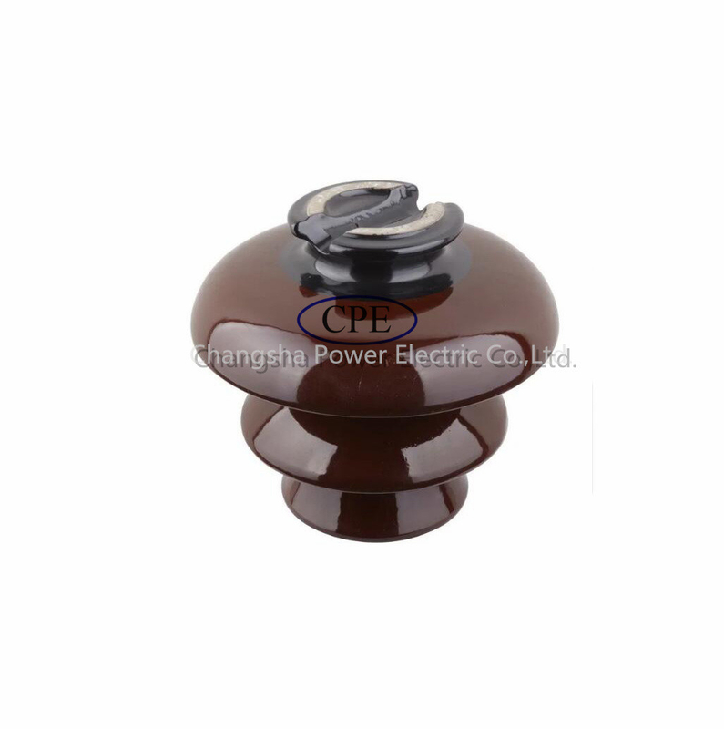 Semi тип цвет Pin 11kv Брауна OEM изолятора фарфора доступный